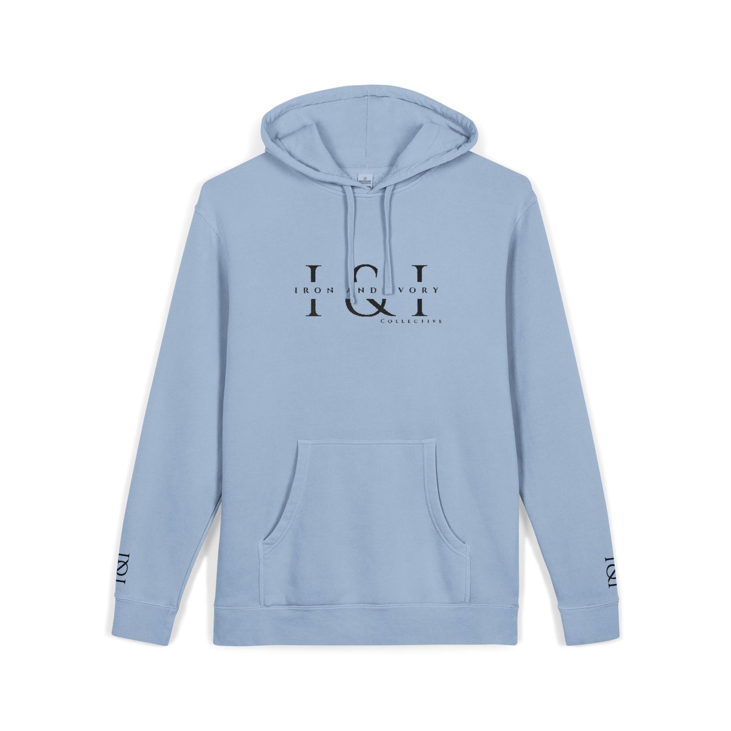 Iron & Ivory Embroidered Unisex Hoodie