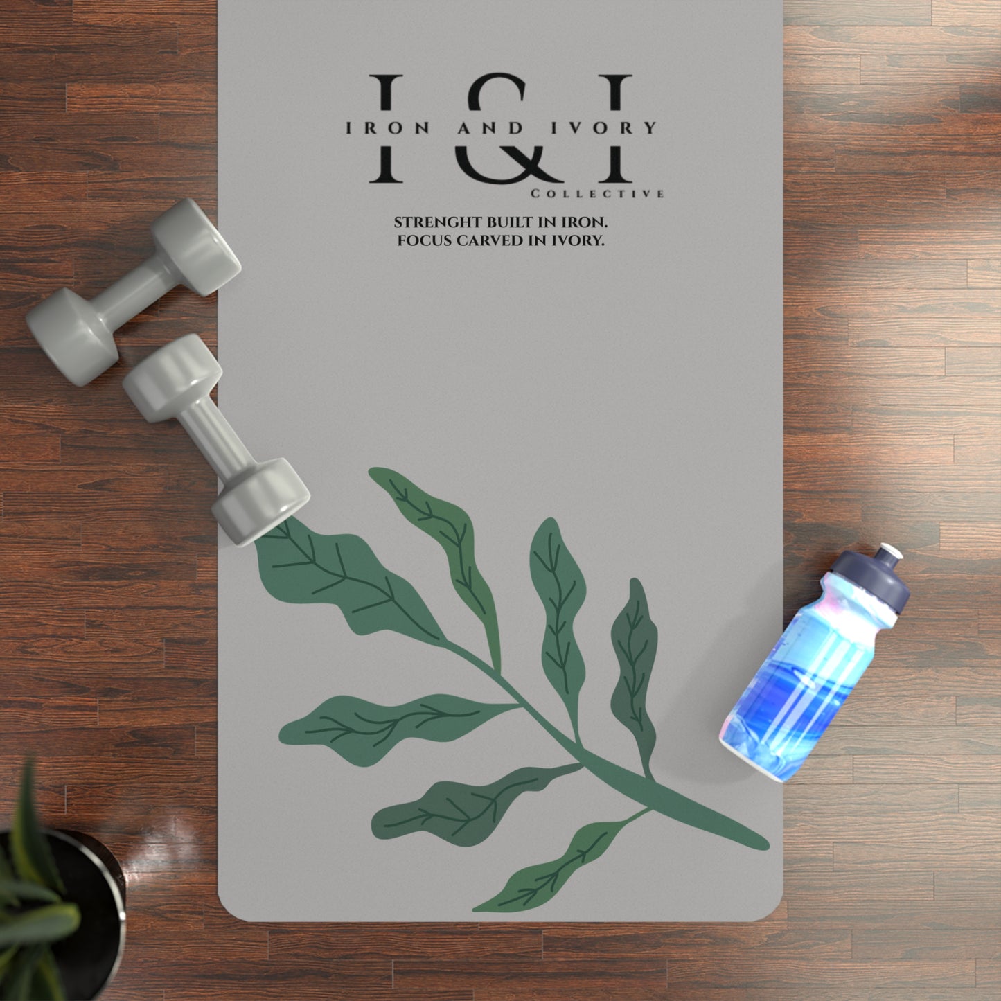 Iron & Ivory Rubber Yoga Mat