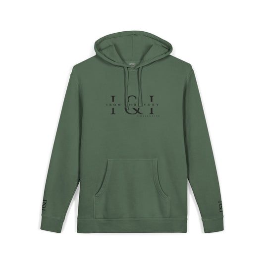 Iron & Ivory Embroidered Unisex Hoodie